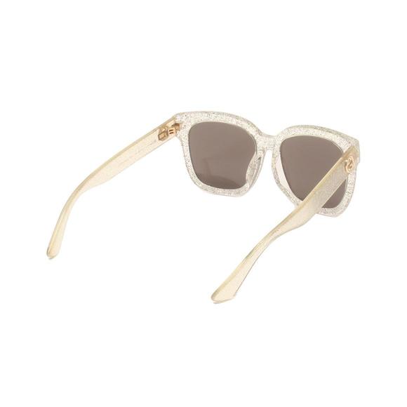 Gucci Acetate Glitter Sunglasses White - Picture 2 of 7